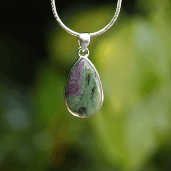 Pendant - Ruby Zoisite