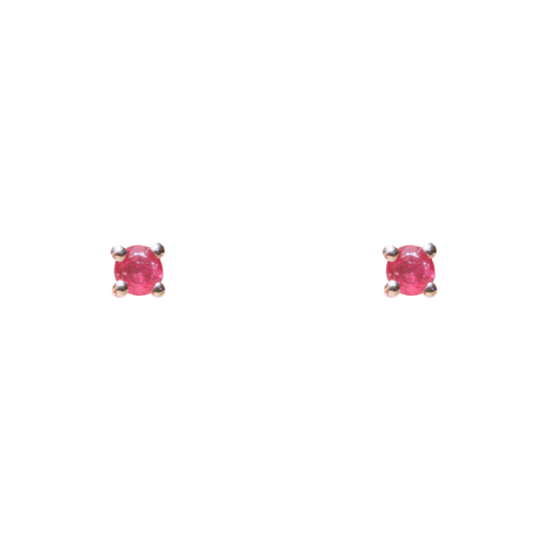 Earstuds - 3 MM - Ruby