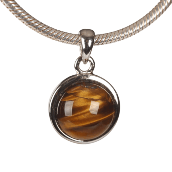 Pendant - Round - Tiger Eye