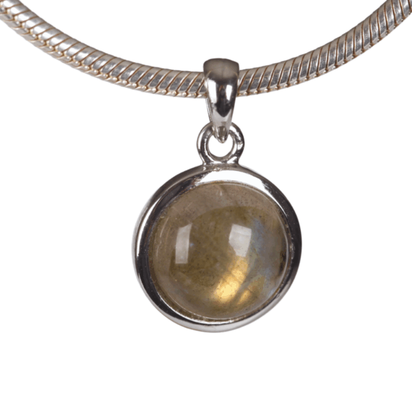 Pendant - Round - Labradorite