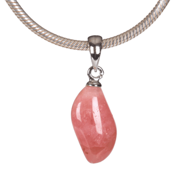 Pendant - Drop - Rhodochrosite