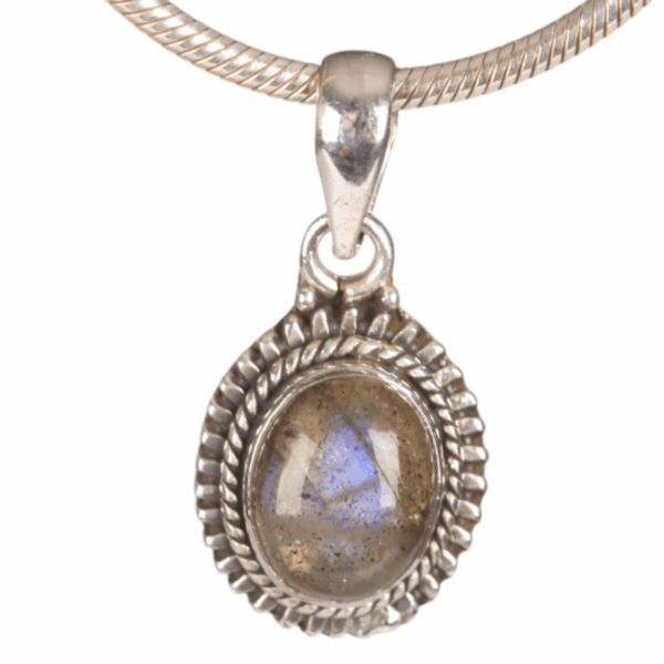 Pendant - Oval - Labradoriet