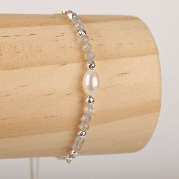 Palladium - Pearl - Labradorite