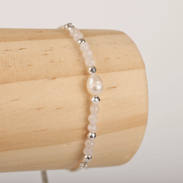 Palladium - Pearl - Rose Quartz