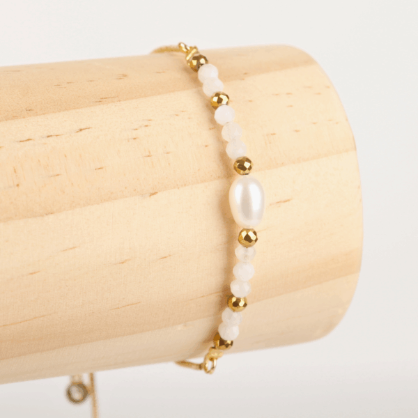 Goldplated - Pearl - Moonstone