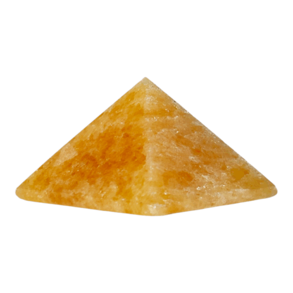 Pyramid - 40MM - Orange Calcite #1