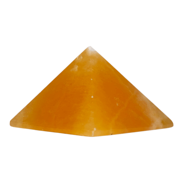Pyramid - 40MM - Orange Calcite #2