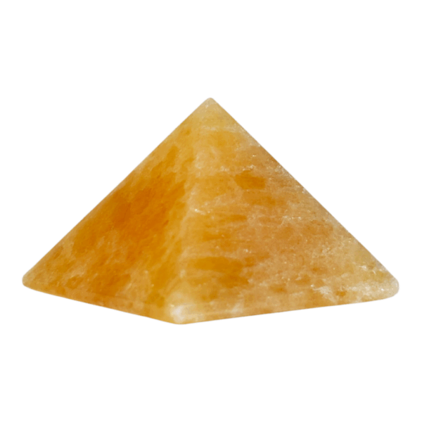 Pyramid - 40MM - Orange Calcite #5