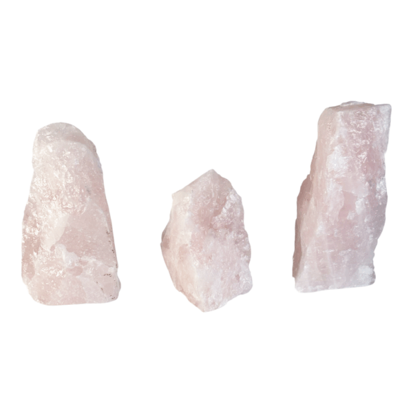 Rough - 3 pieces - Rose Quartz #3