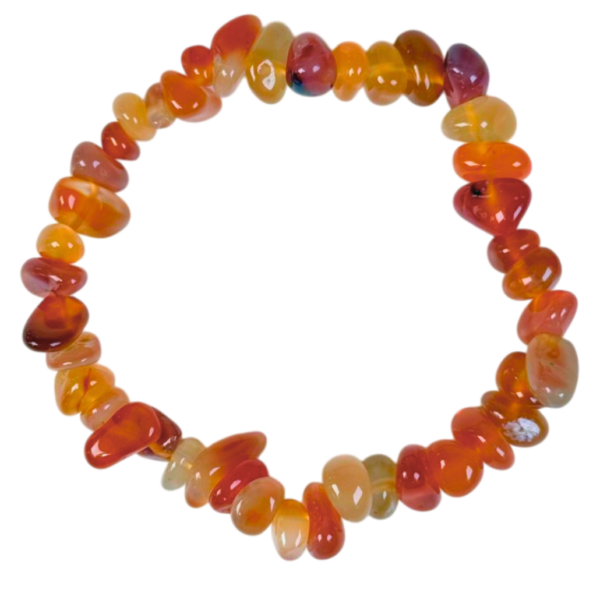 Chip round bracelet - Carnelian
