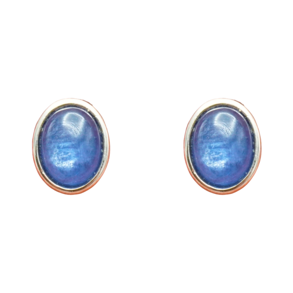 Earstuds - Oval - Kyanite
