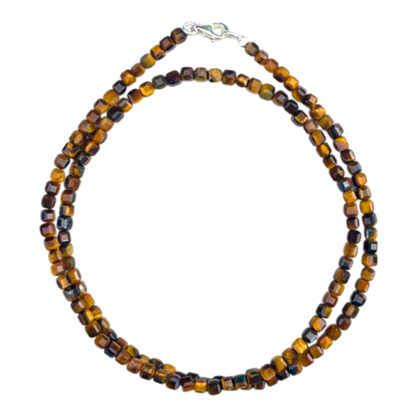Necklace - 4MM - Tiger eye