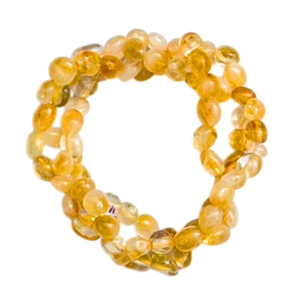 Bracelet - 3 lined - Citrine