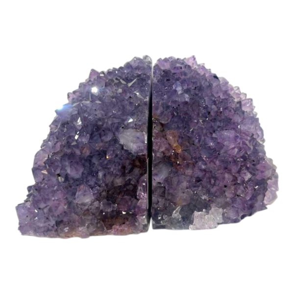 Bookends - Cluster - Amethyst