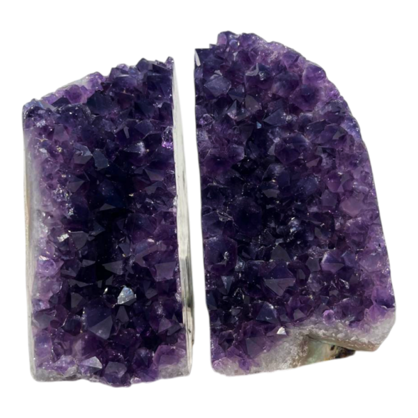 Bookends - Cluster - Amethyst