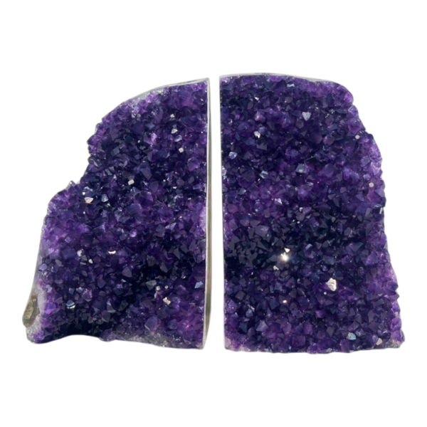 Bookends - Cluster - Amethyst