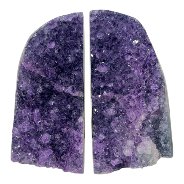 Bookends - Cluster - Amethyst