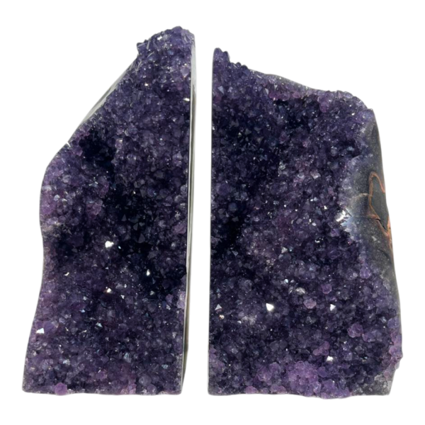 Bookends - Cluster - Amethyst