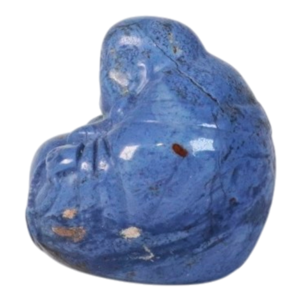 Alternative view of Dumortierite - Buddha - 50mm #2