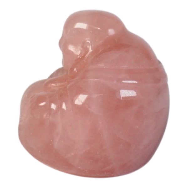 Alternative view of Rosequartz - Buddha - 50mm #2