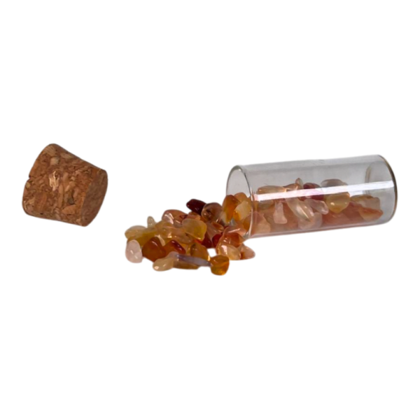 Alternative view of Carnelian - Chips Bottle
