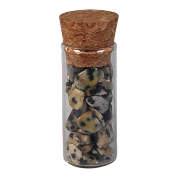 Dalmatian Jasper - Chips Bottle