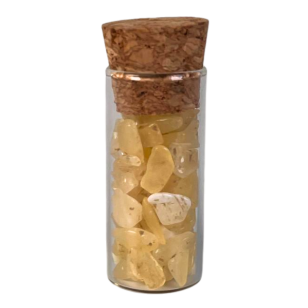 Orange Calcite - Chips Bottle