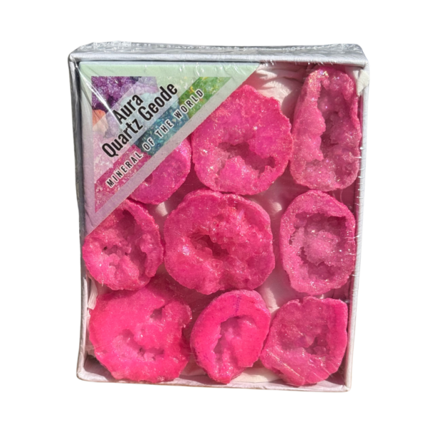 In box - Laser Crystal - Deep Pink