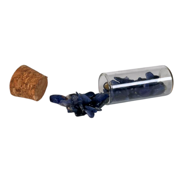 Alternative view of Sodalite - Chips Bottle