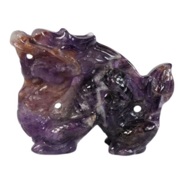 Dog teeth Amethyst - Dragon - 50mm