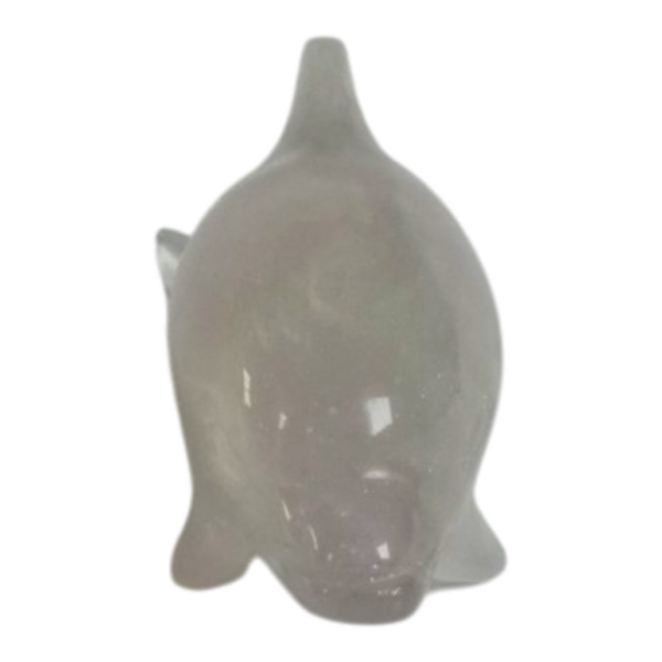 Pink Fluorite - Dolphin - 64mm - Image 3