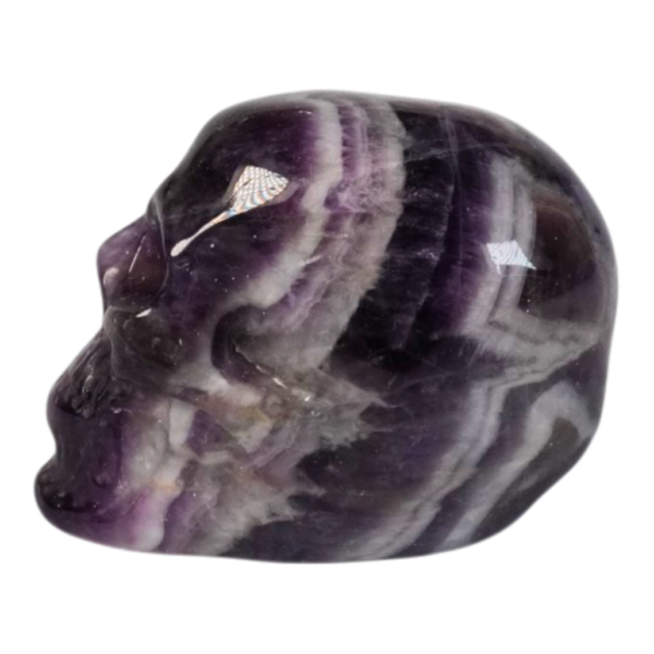 Alternative view of Dog Teeth Amethyst - Skull - 50mm #2
