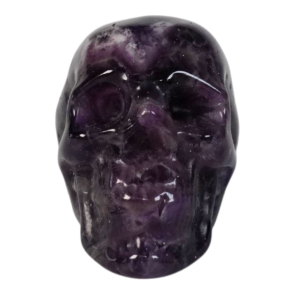 Dog Teeth Amethyst - Skull - 50mm #3