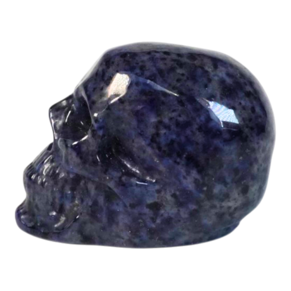 Alternative view of Dumortierite - Skull - 50mm #2