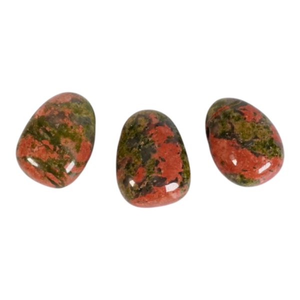 Alternative view of Pendant - Tumble - Unakite