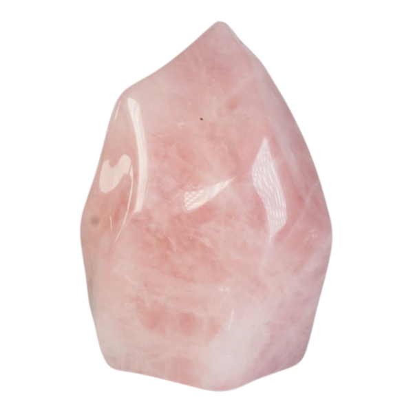 Rose Quartz - Concave Sculpture
