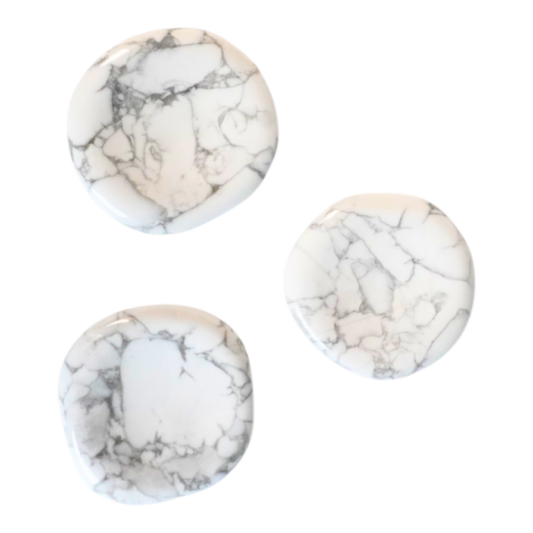 Alternative view of Howlite - Free Form - Thumb Stone