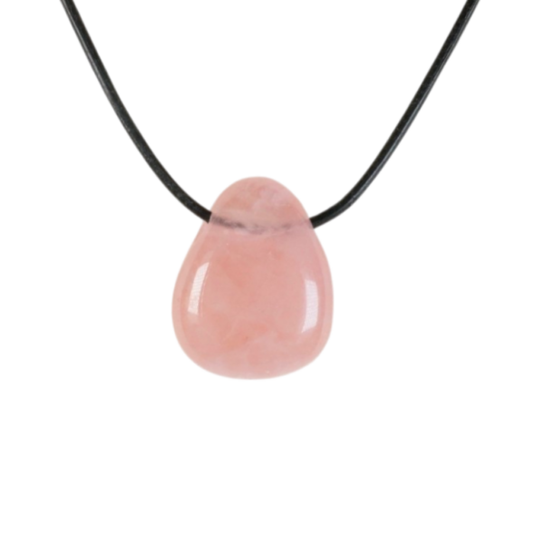 Pendant - Tumble - Quartz Rose