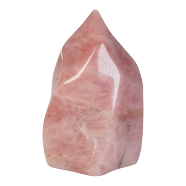 Rose Quartz - Concave Sculpture