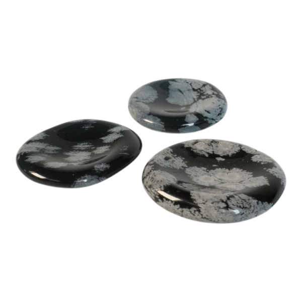 Snowflakes Obsidian - Free Form - Thumb Stone