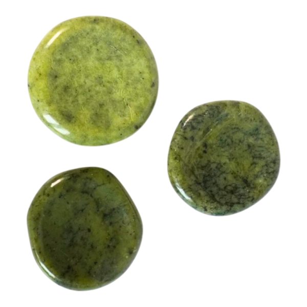 Alternative view of Soft Nehprite Jade - Free Form - Thumb Stone
