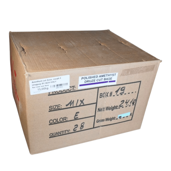 Alternative view of Box- cut/base - Amethist (28 pieces)
